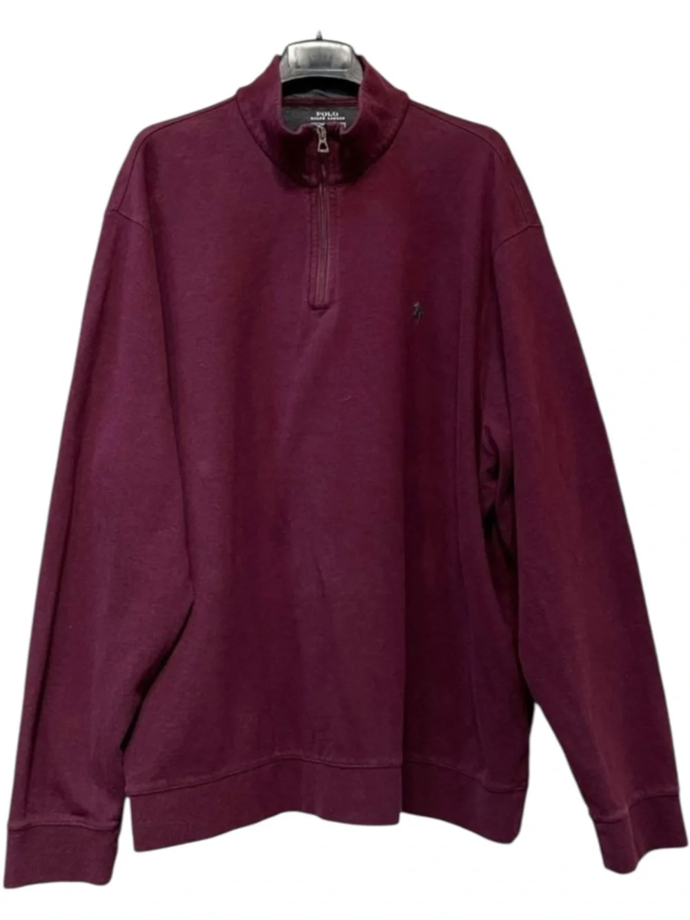 POLO RALPH LAUREN Men’s Zip Neck Cotton Pullover XXL